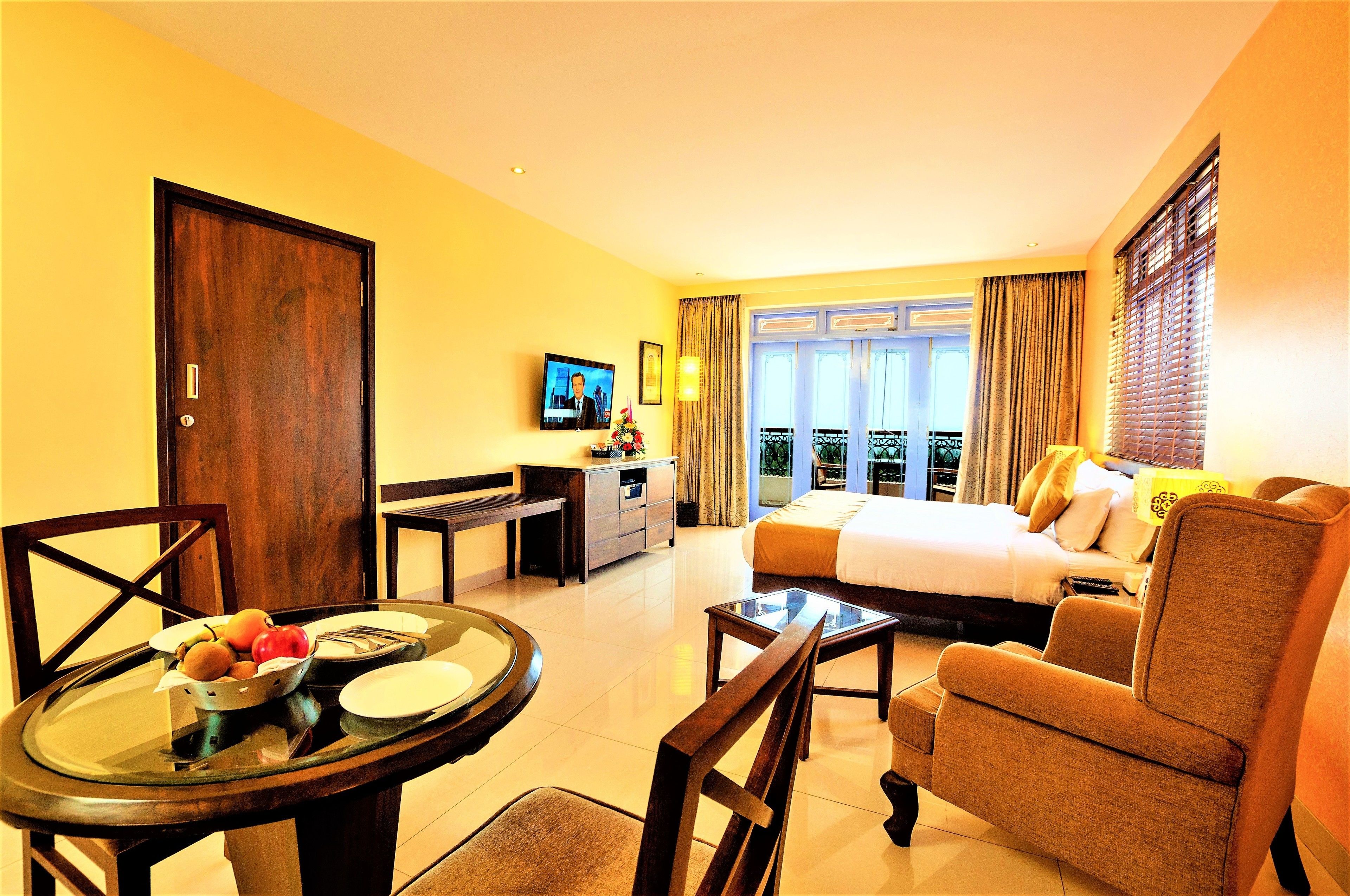 premium double room, sea view | minibar, in-room safe, blackout curtains, iron/ironing board