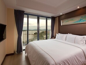 高級公寓, 2 間臥室 | 遮光窗簾/窗簾、免費 Wi-Fi