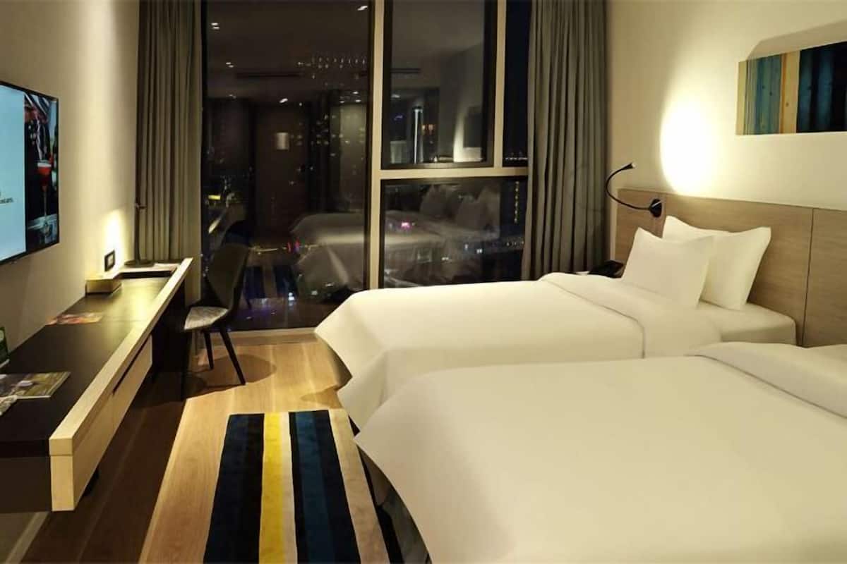 Minibar, in-room safe, desk, blackout curtains
