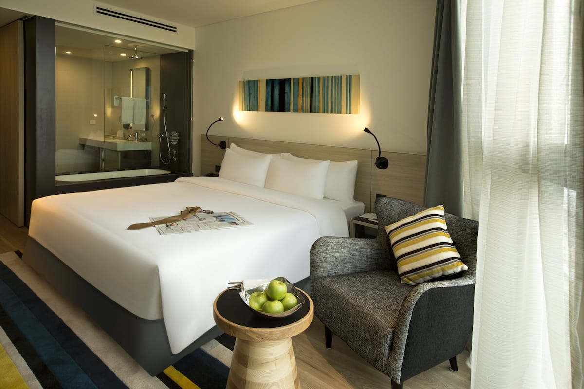 Minibar, in-room safe, desk, blackout curtains