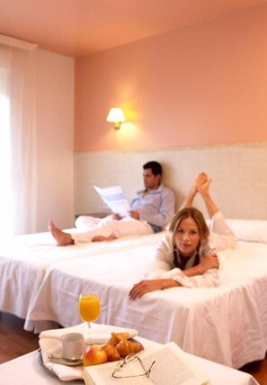 Premium bedding, minibar, in-room safe, free cots/infant beds