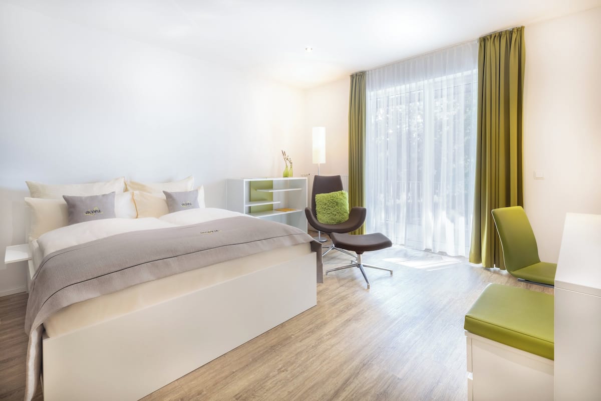 1 slaapkamer, hypoallergeen beddengoed, een kluis op de kamer