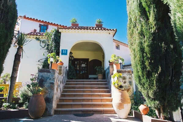 Majoituspaikan julkisivu