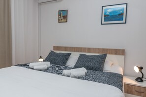 アパートメント 2 ベッドルーム バルコニー シービュー | 1 室のベッドルーム、アイロン / アイロン台、WiFi (無料)、ベッドシーツ