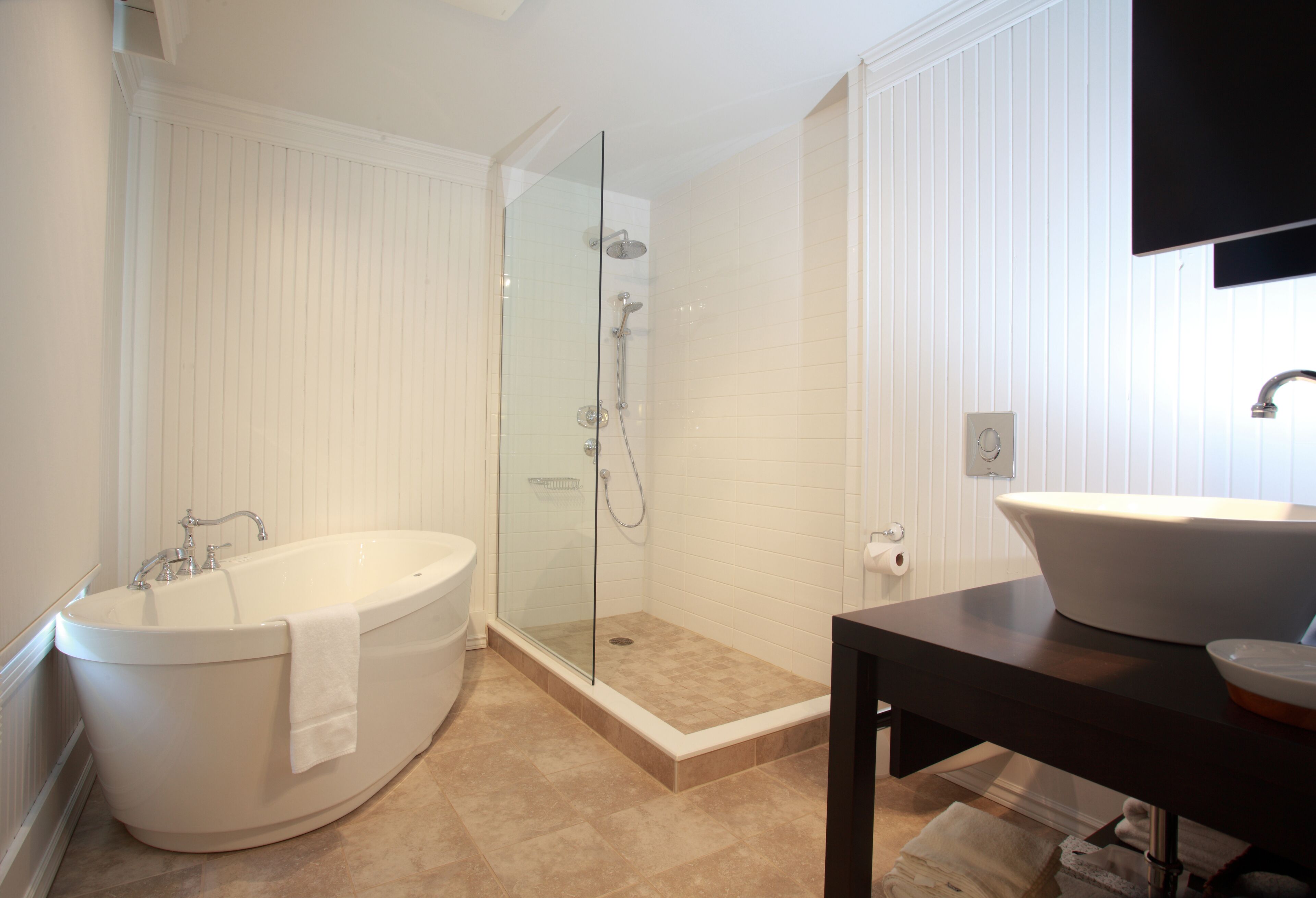 free toiletries, hair dryer, towels, soap