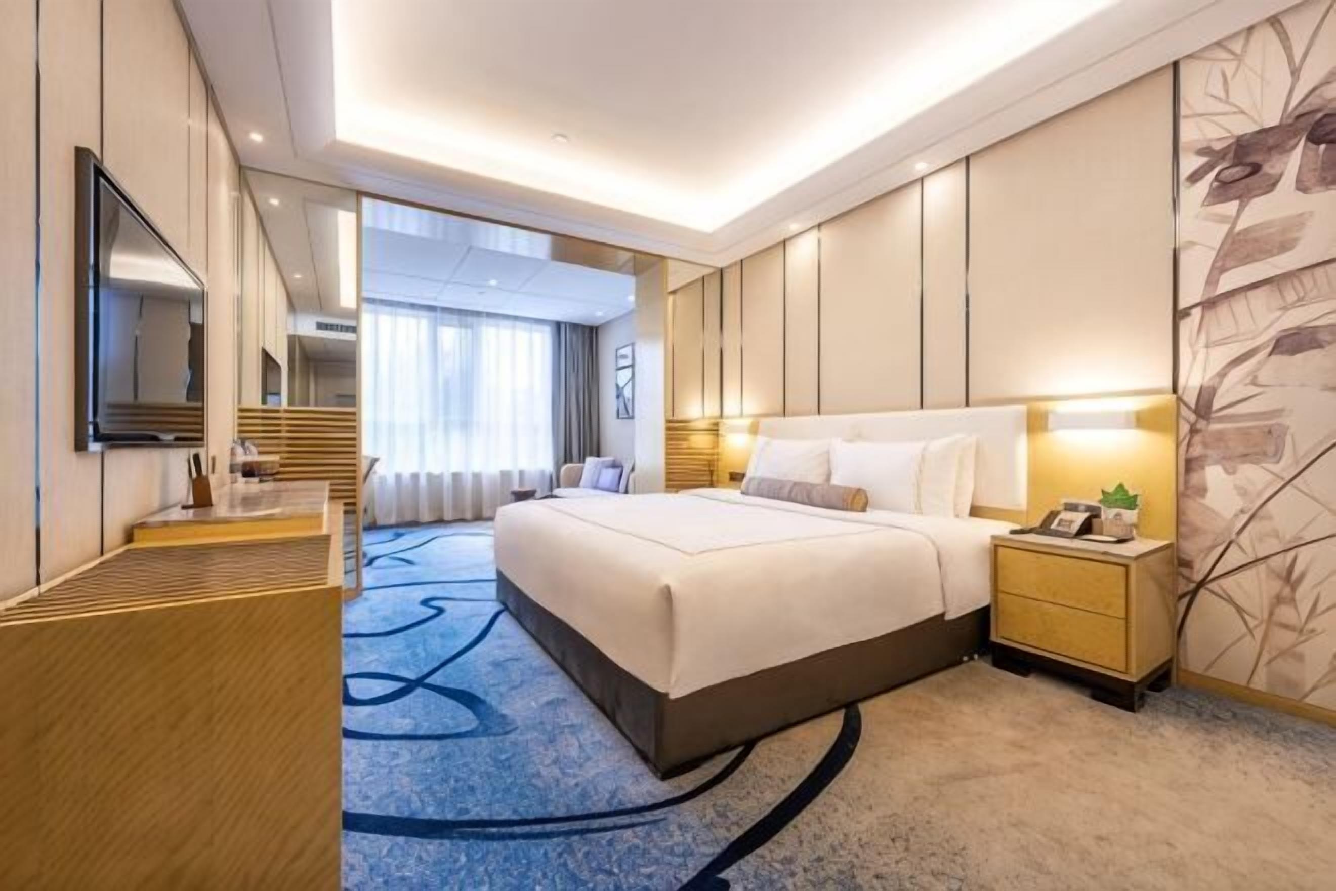 Minibar, in-room safe, alarm clocks