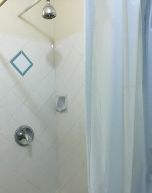 Basic Room, 1 Bedroom | Bathroom | Shower, rainfall showerhead, free toiletries, towels - Harbour Vista Inn (Castries)