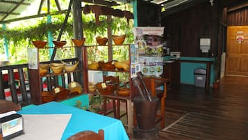 Breakfast, lunch, dinner served; Latin American cuisine