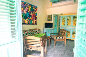 Apartment, 2 Bedrooms | Living area | TV - Las Palmas Residence (Las Terrenas)