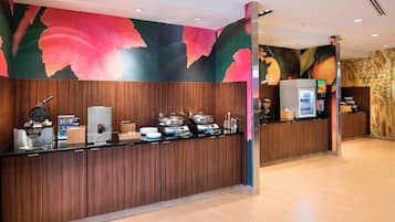 Free daily buffet breakfast