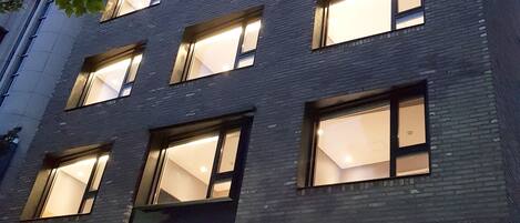 Front of property – evening/night