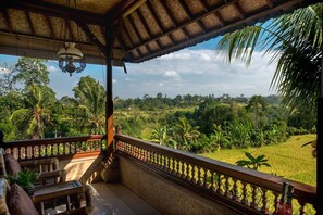 Vue depuis l’hébergement