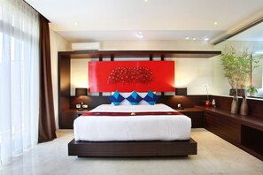 Vila, 3 quartos, piscina particular (The Ambika) | 4 quartos, roupas de cama premium, camas com colchões pillow-top