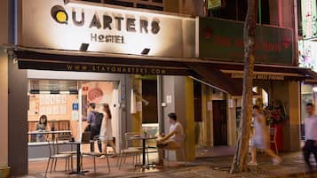 Front of property – evening/night