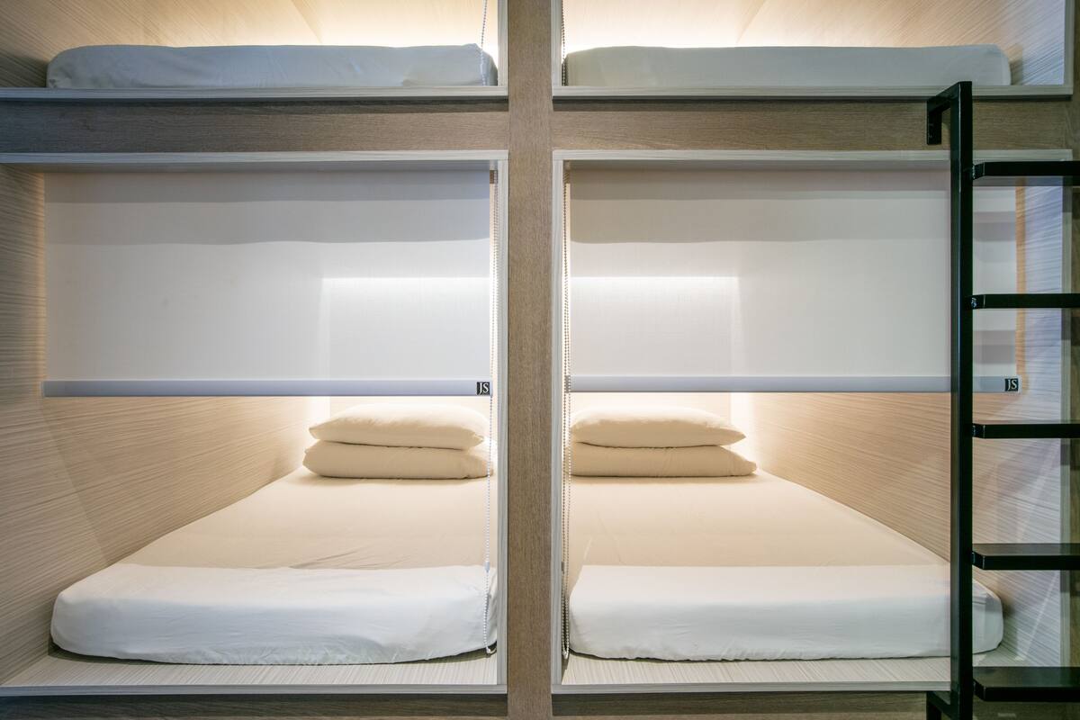 2 Single Capsules - Shared Mixed Dorm (Adult Only)  | In-room safe, WiFi (free), bed sheets
