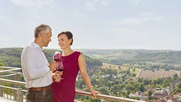 Blick von der Unterkunft