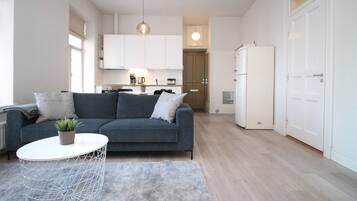 Standard Apartment | Living area | 32-inch TV with cable channels