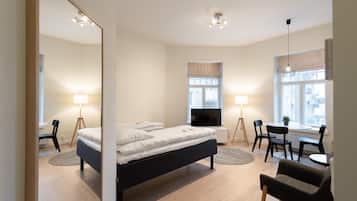Economy Studio | 1 bilik tidur, seterika/papan seterika, Wi-fi percuma, cadar katil