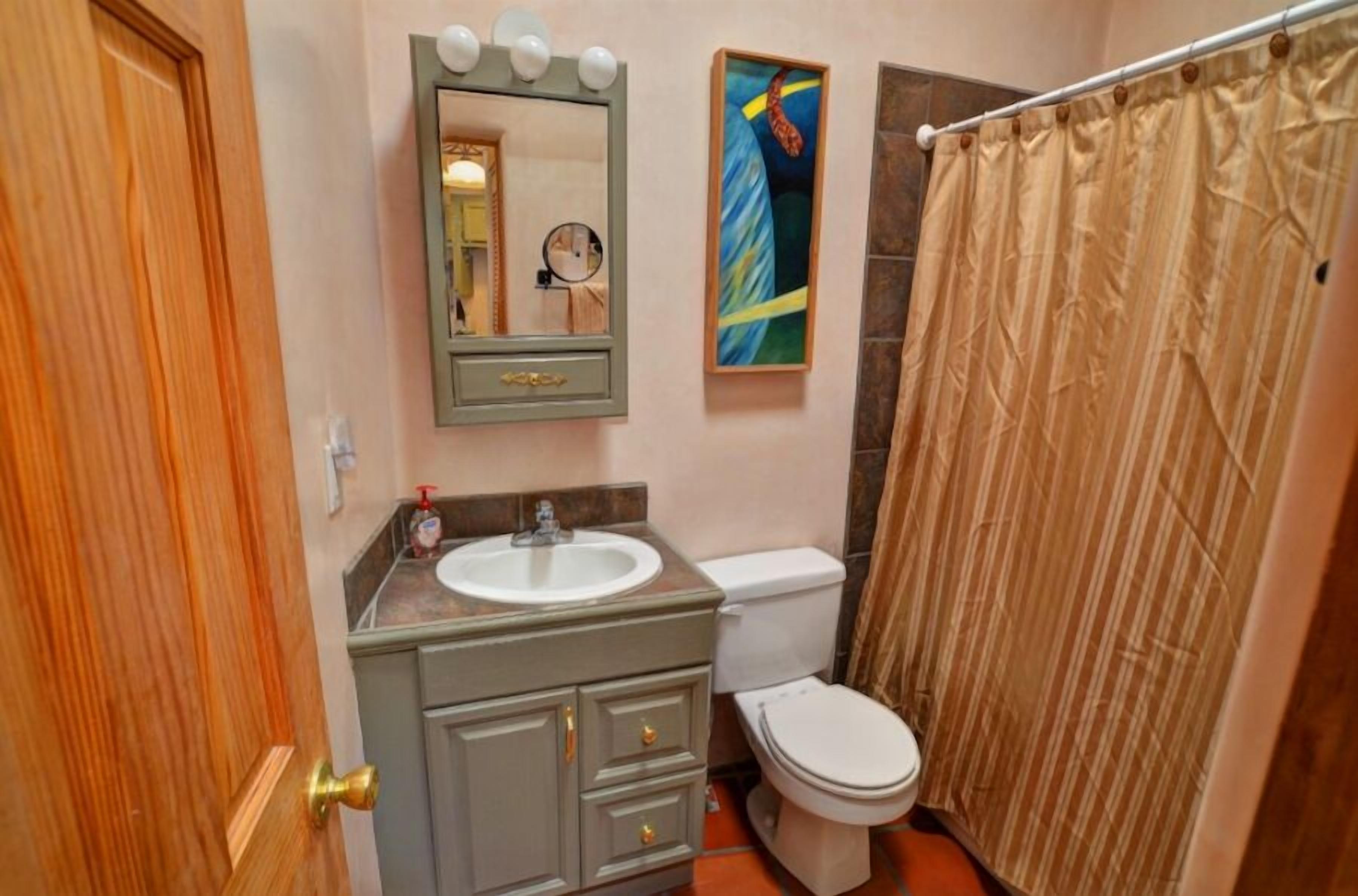 apartment, 1 queen bed | bathroom | shower, hair dryer, towels, soap