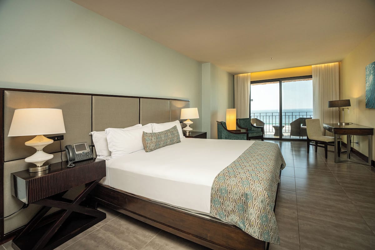 Room, 1 King Bed, Balcony, Ocean View | 1 bedroom, premium bedding, down comforters, in-room safe