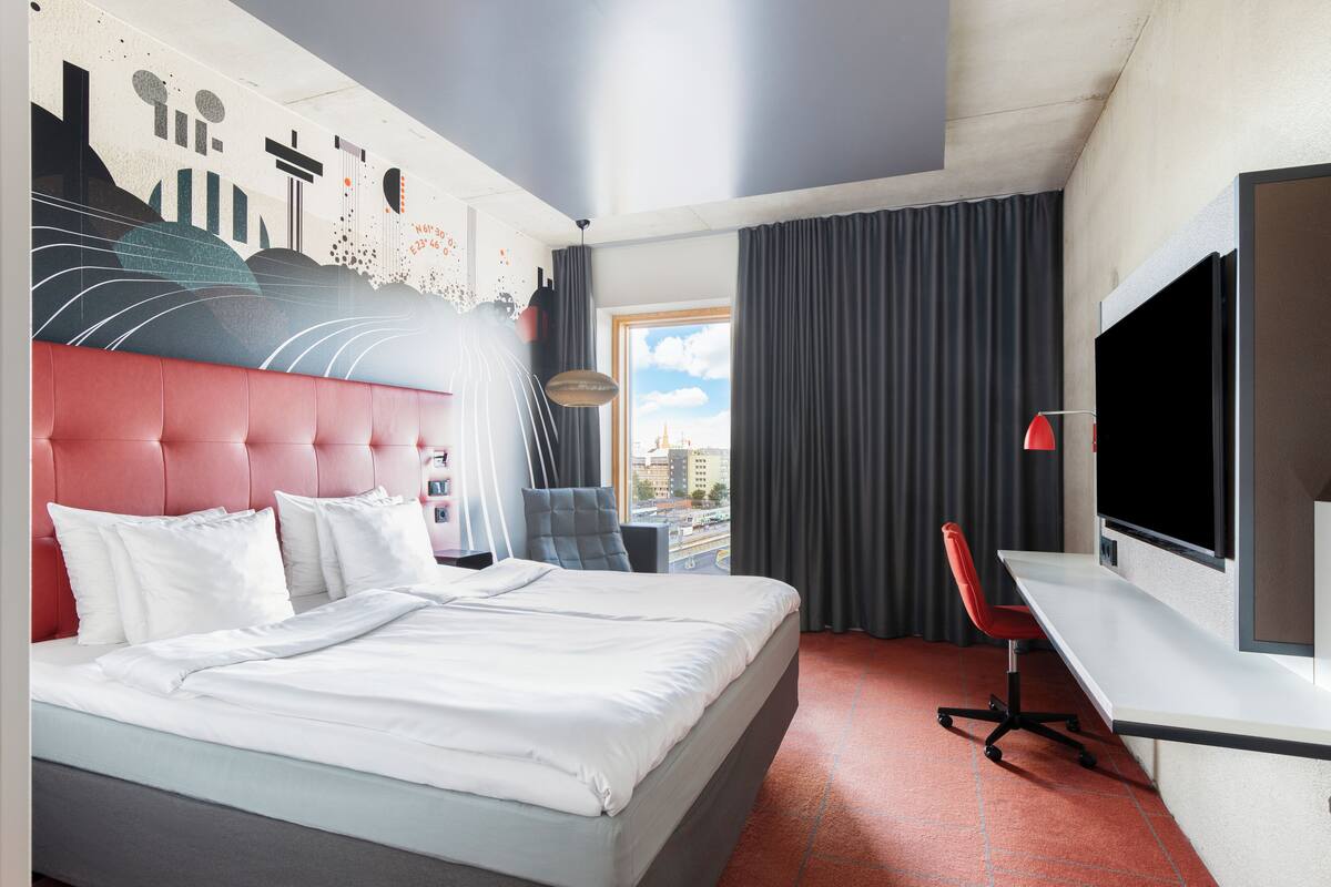 Zimmer, 1 King-Bett (Solo) | Ausblick vom Zimmer