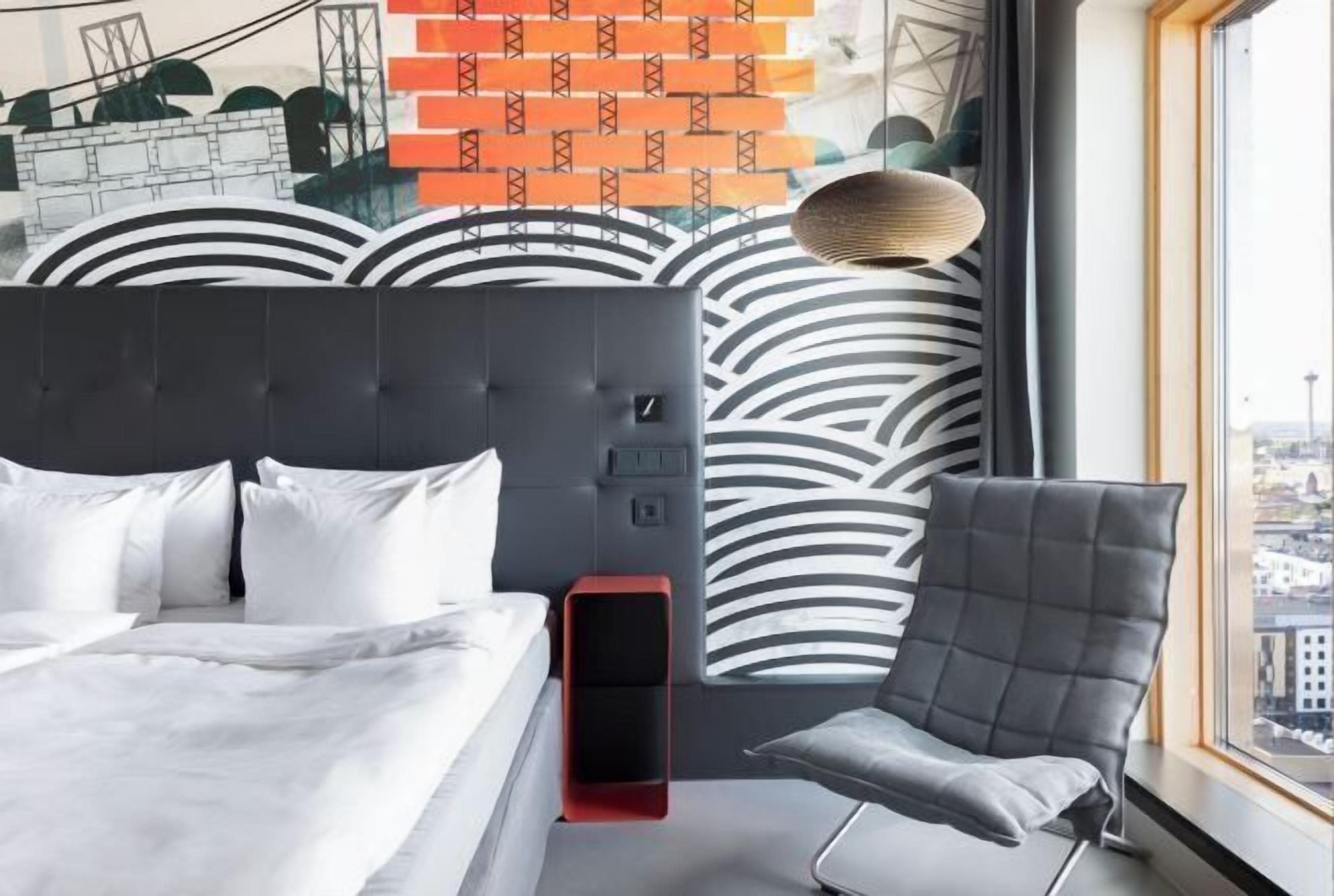 Minibar, in-room safe, desk, blackout curtains