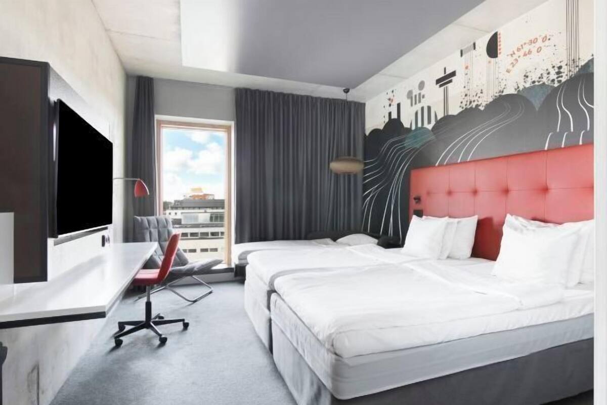 Minibar, in-room safe, desk, blackout curtains