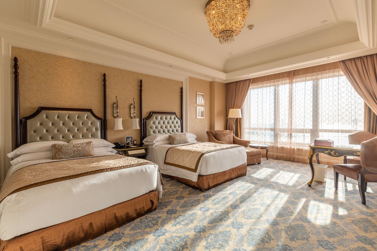 Deluxe Room, 2 Double Beds, Ocean View | 1 bedroom, minibar, in-room safe, individually decorated