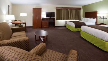 Desk, iron/ironing board, free cots/infant beds, free WiFi