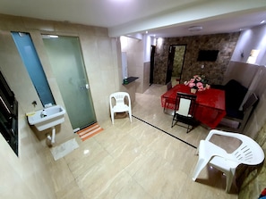 Comfort House | Living area | 32-inch LED TV with digital channels, TV - Apartamentos Itapuã Residence - Praia (Salvador)