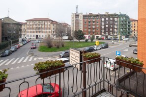 Staduitzicht vanuit accommodatie