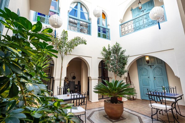 Courtyard - Riad l'Orange Bleue (Marrakech)