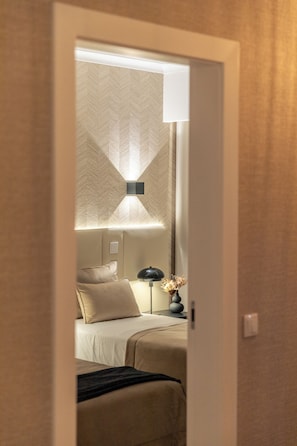 Appartamento Comfort, 1 camera da letto | 1 camera, una cassaforte in camera, tende oscuranti, ferro/asse da stiro