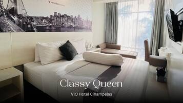 In-room safe, desk, laptop workspace, iron/ironing board