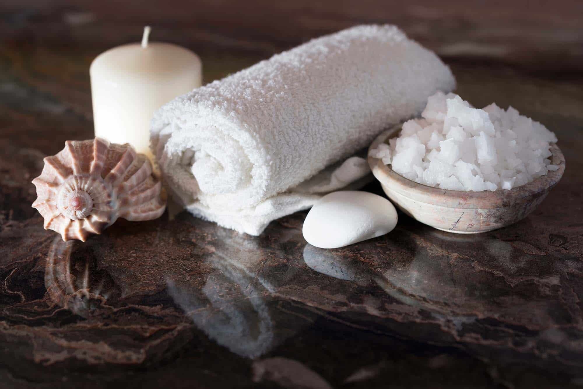 hot stone massages, deep-tissue massages, facials