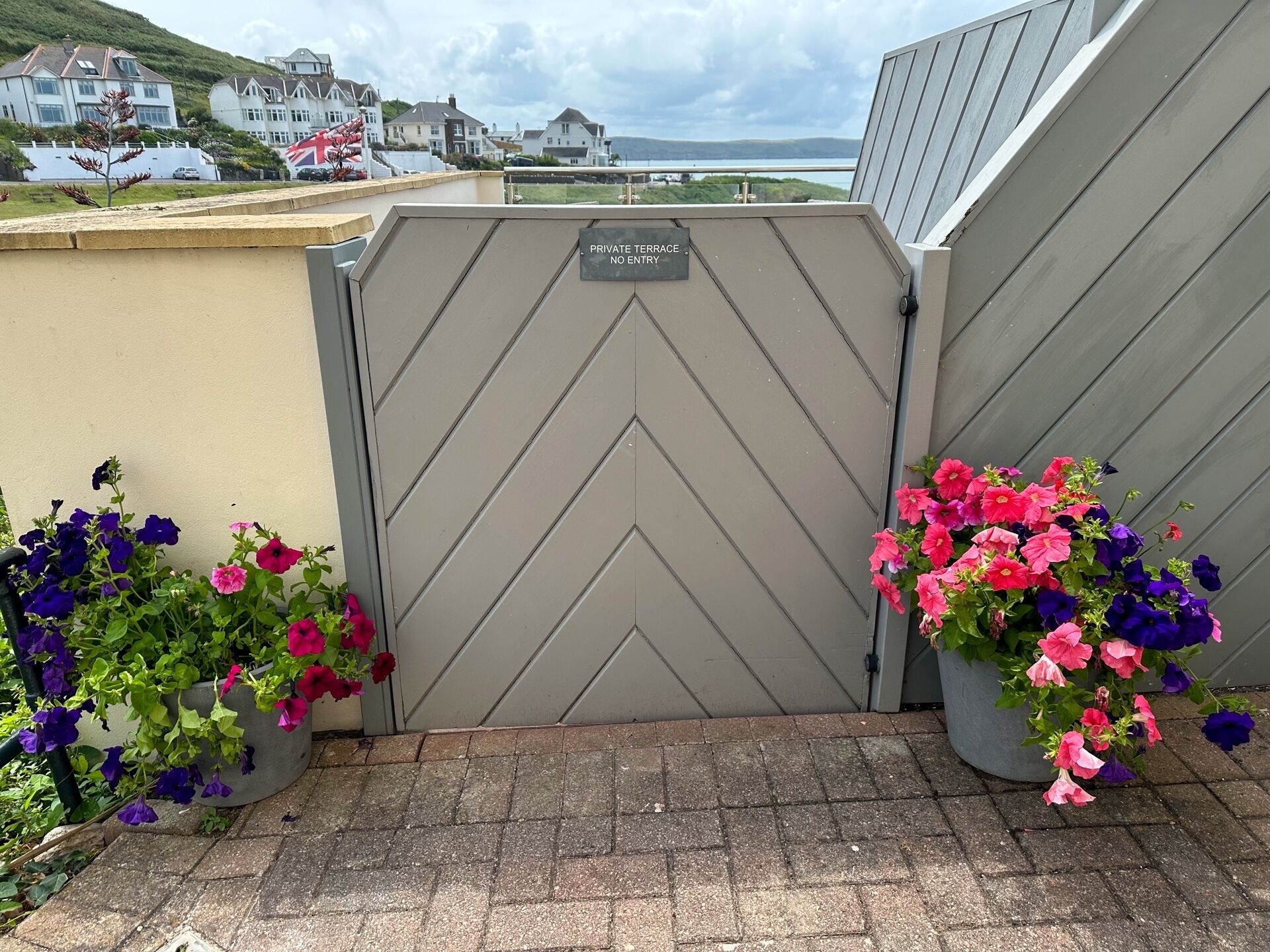 deluxe sea view room with terrace | individually decorated, individually furnished, iron/ironing board