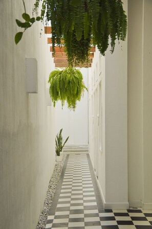 Blick von der Unterkunft