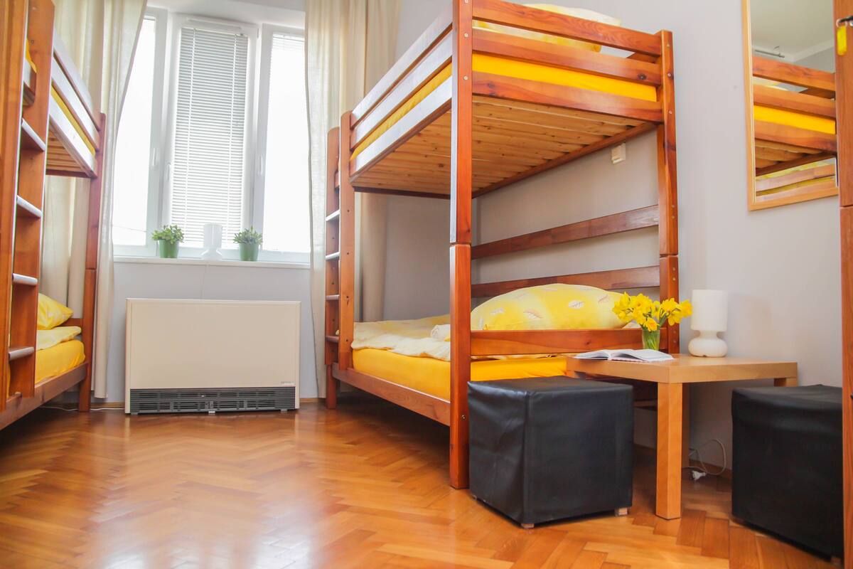 Shared Dormitory, Shared Bathroom (6 Bed Dormitory) | Premium bedding, down comforters, blackout drapes