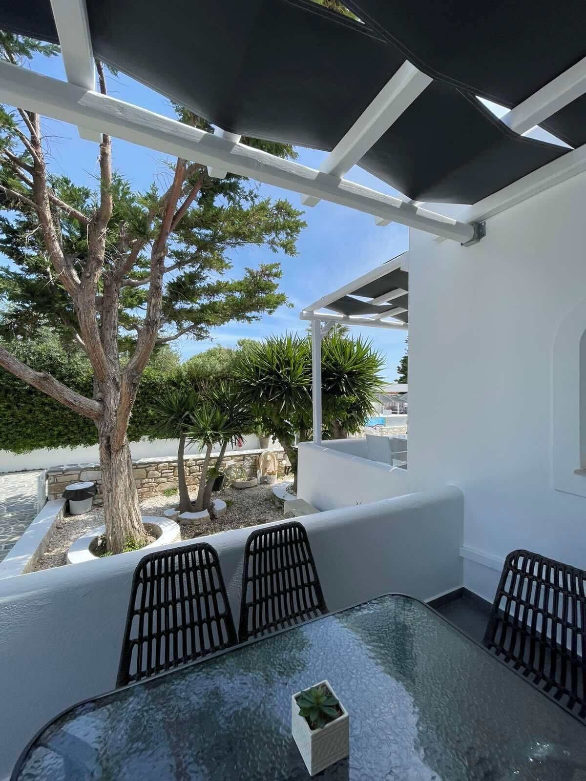 Familjelägenhet - 2 sovrum - balkong - bottenvåning | Balkongutsikt