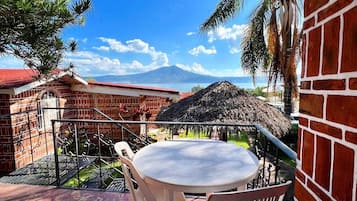 Familienvilla, Küche, Blick auf die Lagune | Terrasse/Patio
