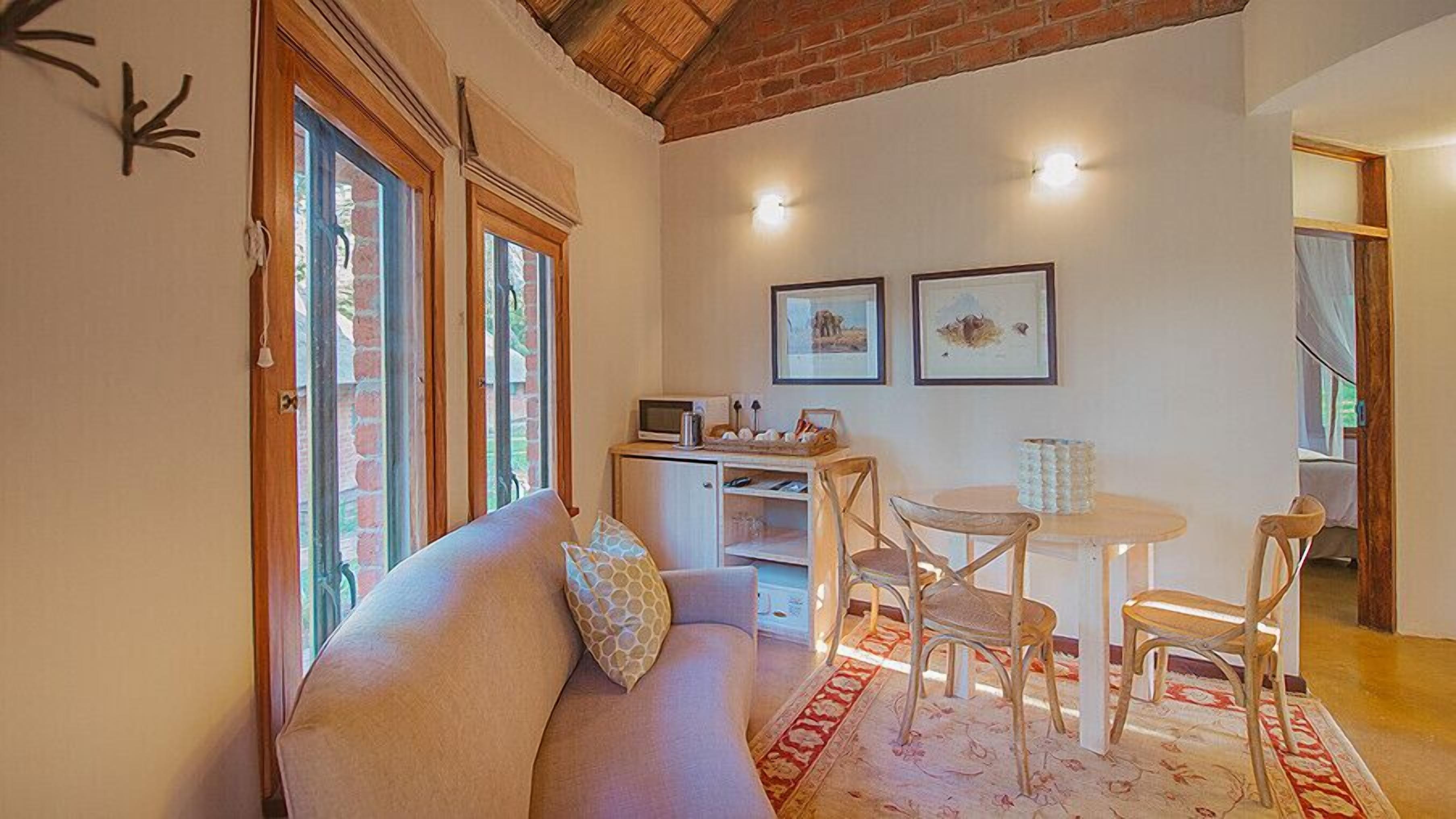 family chalet | living area | led tv