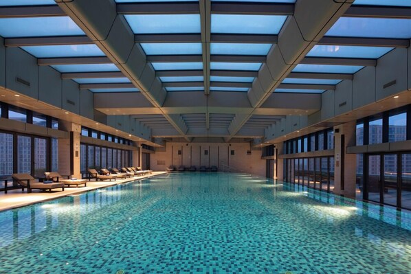 Indoor pool, open 7:30 AM to 9:00 PM, lifeguards on site - Pullman Haining (Jiaxing)