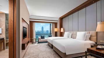 Premium Deluxe Room, 2 Single Beds | Premium bedding, memory foam beds, in-room safe, desk