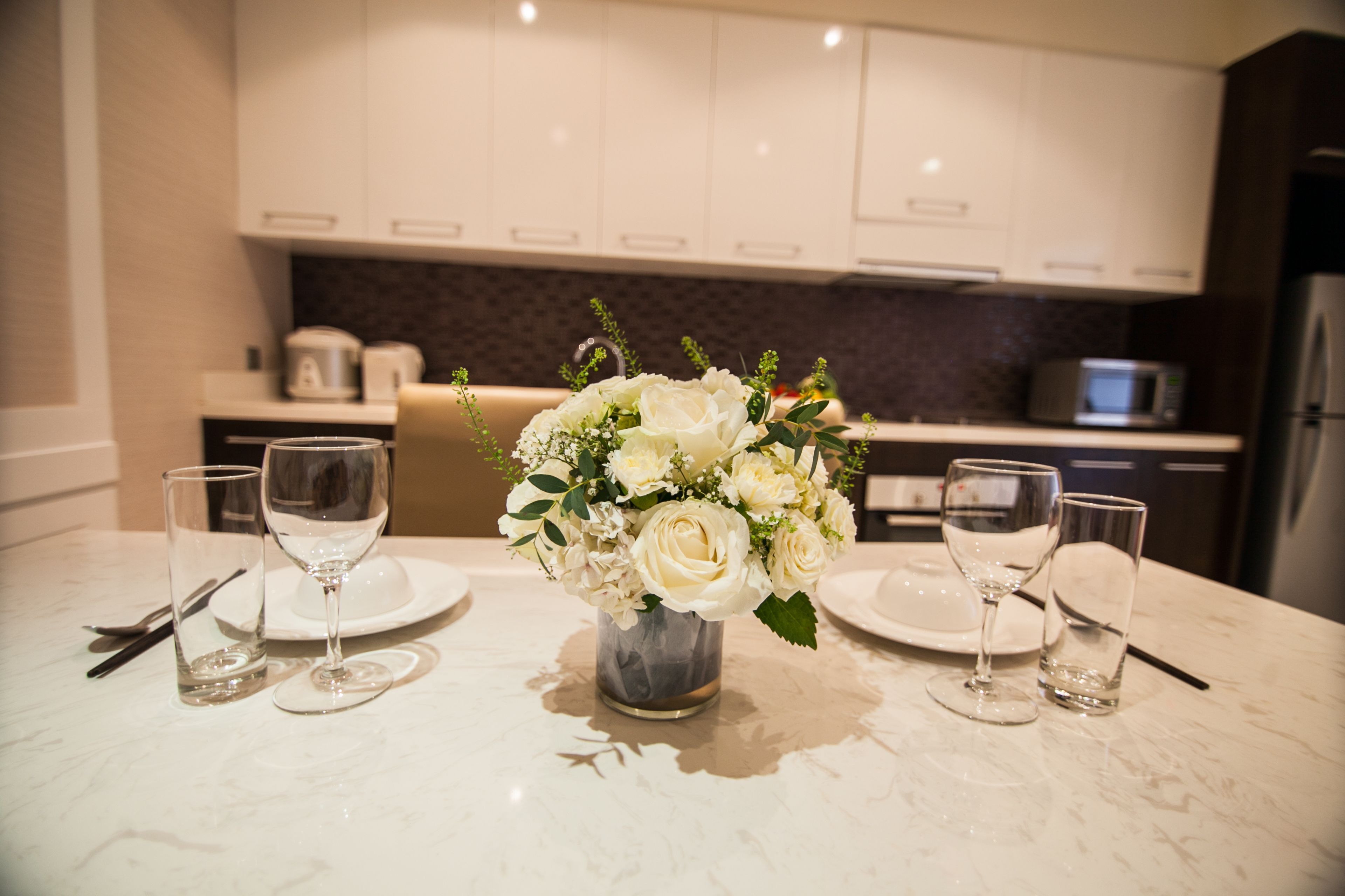 Private kitchen | Fridge, microwave, oven, stovetop