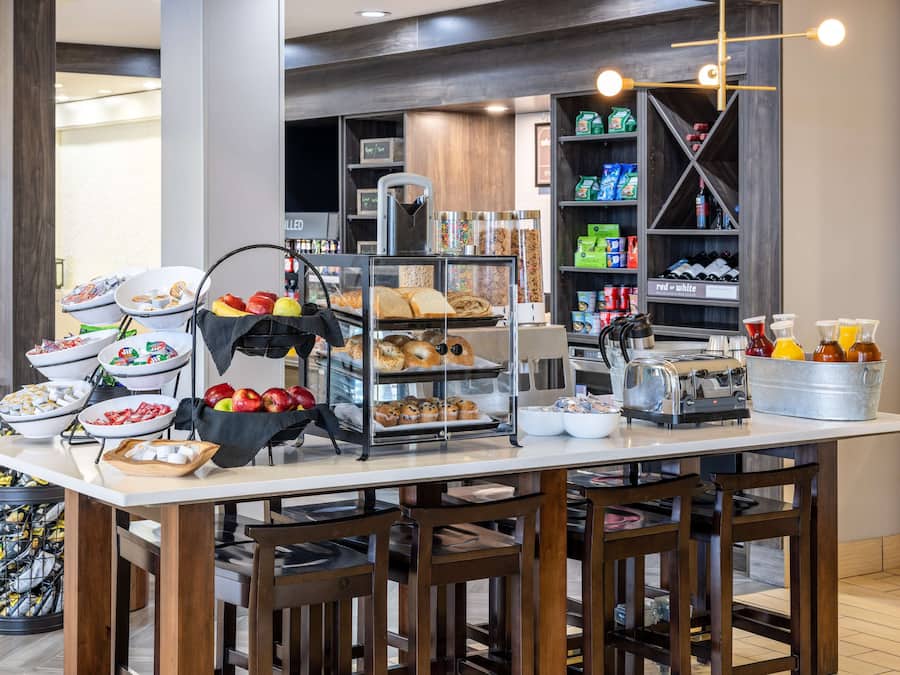 Daily buffet breakfast for a fee