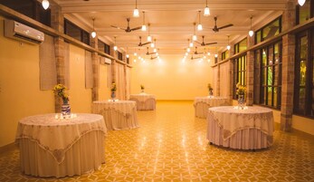 Área externa para banquete