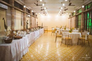 Área externa para banquete