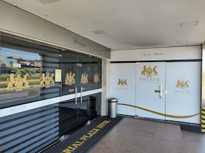 Fassade der Unterkunft