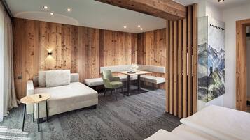 Apartment, 1 Bedroom | Living area | 48-inch LED TV with cable channels, TV