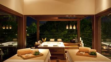 Espace de soins pour les couples, sauna, hammam, soins corporels